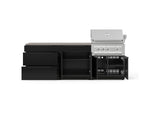 NewAge Outdoor Kitchens Aluminum 5-Piece Cabinet Set With 3 Drawer, Bar, Grill Cabinet, Platinum Grill and Countertop-73345-Garage Giant 