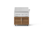 NewAge Outdoor Kitchens Stainless Steel 2-Piece Cabinet set with Grill Cabinet and Platinum Grill-72965-Garage Giant 
