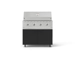 NewAge Outdoor Kitchens Stainless Steel 2-Piece Cabinet set with Casters, Grill Cabinet and Performance Grill-72899-Garage Giant 