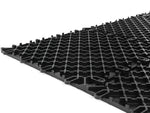 NewAge Garage Flooring Diamond Pattern Polypropylene Garage Flooring Tiles 600 sq. ft. Flooring Bundle - Black 