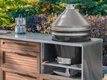 NewAge Outdoor Kitchens Stainless Steel 5-Piece Cabinet Set With Casters and 3 Drawer, Bar, Kamado, Kamado Cabinet, Countertop-72700-Garage Giant 