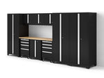 NewAge Garage Cabinets Bold Series XL 10-Piece Garage Cabinets Set with Tool, Base, Wall Cabinets and 30 in. Lockers-64038-Garage Giant 