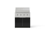 NewAge Outdoor Kitchens Aluminum 2-Piece Cabinet Set with Grill Cabinet and Performance Grill-74789-Garage Giant 