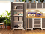 NewAge Garage Cabinets Bold Series 10PC Garage Cabinetry Set, 24-Gauge Steel, Fully Welded, 156" W x 18" D x 76.75" H-56792-Garage Giant 
