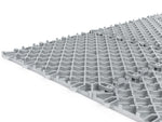 NewAge Garage Flooring Diamond Pattern Polypropylene Garage Flooring Tiles 600 sq. ft. Flooring Bundle - Platinum 