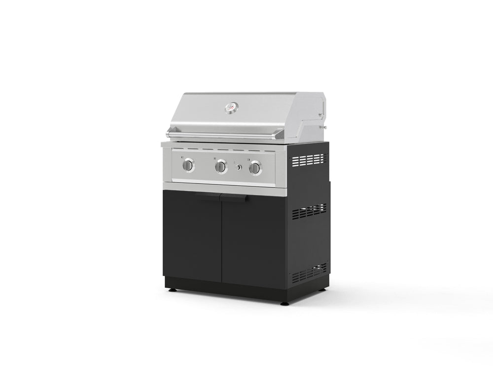 NewAge Outdoor Kitchens Stainless Steel 2-Piece Cabinet set with Grill Cabinet and Performance Grill-72894-Garage Giant