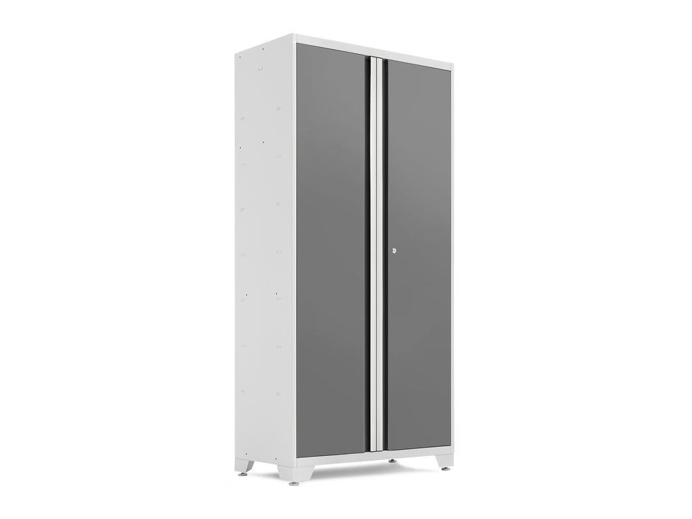NewAge Garage Cabinets Bold Series 36in RTA Locker in Platinum-49321-Garage Giant