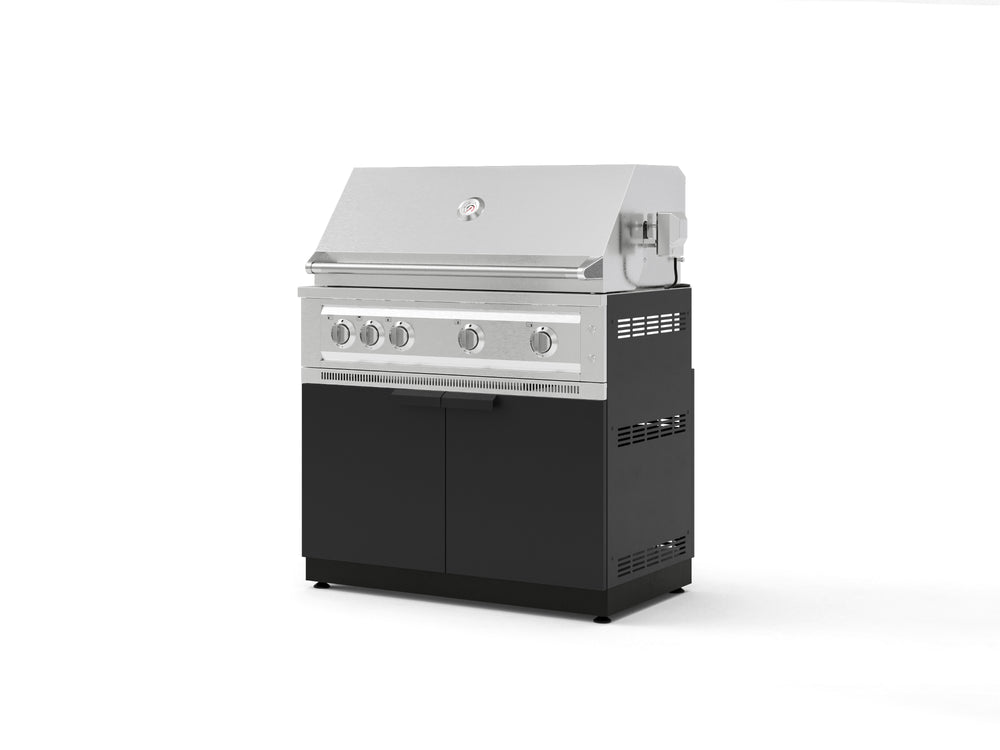 NewAge Outdoor Kitchens Stainless Steel 2-Piece Cabinet set with Grill Cabinet and Platinum Grill-72902-Garage Giant