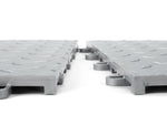 NewAge Garage Flooring Diamond Pattern Polypropylene Garage Flooring Tiles 400 sq. ft. Flooring Bundle - Platinum 