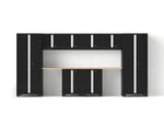 NewAge Garage Cabinets Bold Series 10PC Garage Cabinetry Set, 24-Gauge Steel, Fully Welded, 156" W x 18" D x 76.75" H-55839-Garage Giant 