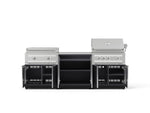 NewAge Outdoor Kitchens Aluminum 6-Piece Cabinet Set with Base, Grill Cabinet, Platinum Griddle and Countertop-74969-Garage Giant 