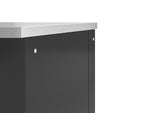 NewAge Outdoor Kitchens Aluminum 45 Degree Corner Cabinet - Slate Gray-70502-Garage Giant 