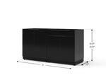 NewAge Outdoor Kitchens Aluminum 2-Piece Cabinet Set with 2-Door and Bar Cabinet-73867-Garage Giant 