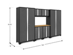 NewAge Garage Cabinets Bold Series 7-Piece Cabinet Set with 42 in. RTA Lockers-73066-Garage Giant 