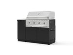 NewAge Outdoor Kitchens Outdoor Grill Island Stainless-Steel 3-Piece Cabinet Set with Sink, Grill Cabinet, and Performance Grill | 76314 