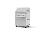 NewAge Outdoor Kitchens Stainless Steel 2-Piece Cabinet set with Casters Grill Cabinet and Platinum Grill-72951-Garage Giant 