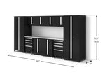 NewAge Garage Cabinets Bold Series XL 12-Piece Garage Cabinets Set with Tool, Base, Wall Cabinets and 30 in. Lockers-64041-Garage Giant 