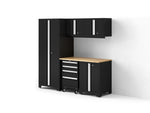 NewAge Garage Cabinets Bold Series XL 6-Piece Garage Cabinets Set with Tool, Base, Wall Cabinets and 30 in. Locker-64032-Garage Giant 