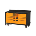 Swivel Storage Solutions Rolling Workbench With Drawers, 12-Drawer, 60-Inch-PRO603512-Garage Giant 