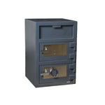 Hollon Double Door Depository Safe-FDD-3020CC-Dual Dial Locks-30" X 20" X 20"-Garage Giant 
