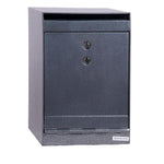 Hollon Drop Slot Safe-HDS-03K-Dual Key Lock-12" X 8" X 10"-Garage Giant 