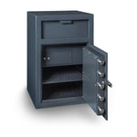 Hollon Depository Safe With Inner Locking Compartment-FD-3020CILK-Dial Lock-30" X 20" X 20"-Garage Giant 