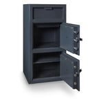 Hollon Double Door Depository Safe-FDD-3020CC-Dual Dial Locks-30" X 20" X 20"-Garage Giant 