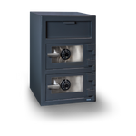 Hollon Double Door Depository Safe-FDD-3020CC-Dual Dial Locks-30" X 20" X 20"-Garage Giant 