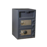 Hollon Double Door Depository Safe-FDD-3020CC-Dual Dial Locks-30" X 20" X 20"-Garage Giant 