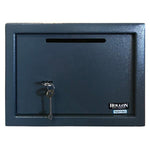 Hollon Drop Slot Safe-KS-25P-Single Key Lock-9 3/4" X 13 3/4" X 11"-Garage Giant 