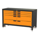 Swivel Storage Solutions Rolling Workbench With Drawers, 10-Drawer, 60-Inch-MAX603510-Garage Giant 