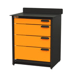Swivel Storage Solutions Workbench With Drawers, 4-Drawer Modular Base Inline Storage Unit-PRO803604-Garage Giant 
