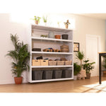 Newage Products Pro 3.0 Series 2-Piece 72" Wall Rack-56878-Black-Garage Giant 