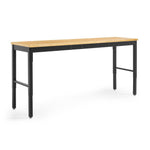 Newage Products Pro 3.0 Series 84" Adjustable Workbench-55216-Black-Bamboo Worktop-Garage Giant 