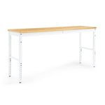 Newage Products Pro 3.0 Series 84" Adjustable Workbench-55216-Black-Bamboo Worktop-Garage Giant 