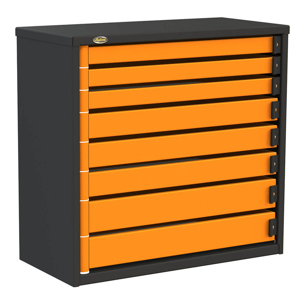Swivel Storage Solutions 8-Drawer 36-Inch Service Tool Box-PRO363408-Garage Giant