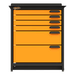 Swivel Storage Solutions Workbench With Drawers, 6-Drawer Modular Base Inline Storage Unit-PRO803606-Garage Giant 