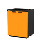 Swivel Storage Solutions Pro 80 30" Floor Cabinet End Run Unit W/2 Height Adjustable Shelves-PR80ESD30-Garage Giant 
