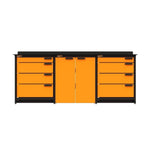 Swivel Storage Solutions Pro 80 30" Floor Cabinet Middle Unit W/2 Height Adjustable Shelves-PR80SD030-Garage Giant 