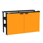 Swivel Storage Solutions Pro 80 60" Floor Cabinet Middle Unit W/2 Height Adjustable Shelves-PR80SD060-Garage Giant 