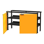 Swivel Storage Solutions Pro 80 60" Floor Cabinet Middle Unit W/2 Height Adjustable Shelves-PR80SD060-Garage Giant 