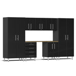 Ulti-MATE Garage Cabinets 8-Piece Set-UG22082B-Midnight Black-Garage Giant 