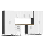 Ulti-MATE Garage Cabinets 8-Piece Set-UG22082W-Starfire White-Garage Giant 