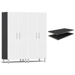 Ulti-MATE Garage Cabinets Tall Cabinets 3-Piece With Extra Shelves-UG22624W-Starfire White-Garage Giant 
