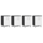 Ulti-MATE Garage Cabinets 4-Piece 2-Door Base Cabinet Set-UG27040W-Starfire White-Garage Giant 