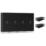 Ulti-MATE Garage Cabinets Tall Cabinets 4-Piece With Extra Shelves-UG22644B-Midnight Black-Garage Giant 