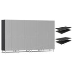 Ulti-MATE Garage Cabinets Tall Cabinets 4-Piece With Extra Shelves-UG22644S-Stardust Silver-Garage Giant 