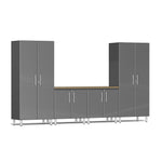 Ulti-MATE Garage Cabinets 5-Piece Set With Extra-Wide Base Cabinets-UG28052G-Graphite Grey-Garage Giant 