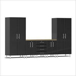 Ulti-MATE Garage Cabinets 6-Piece Set With 2X Base Cabinets And 1X 4-Drawer Base Cabinet-UG20562G-Graphite Grey-Garage Giant 
