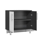 Ulti-MATE Garage Cabinets 6-Piece Set With 3X Tall Cabinets And 2X Extra-Wide Base Cabinets-UG20662G-Graphite Grey-Garage Giant 